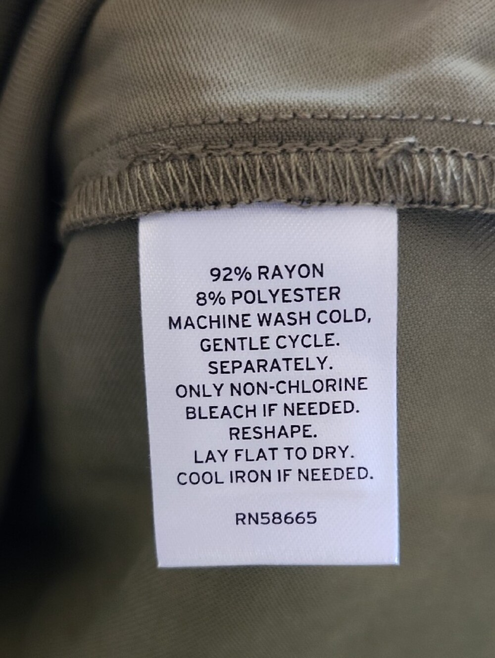 Nordstrom Rack Olive Green Double Pocket Utility Shirt S - Picture 8 of 9